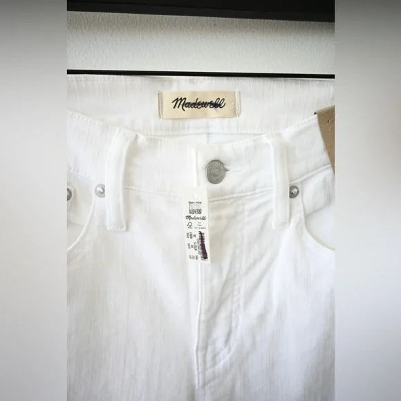 Madewell Mid Rise Kickout Crop NWT - Picture 7 of 10